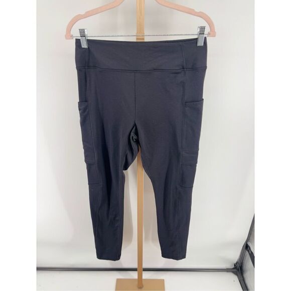 Victoria’s Secret PINK active black pants with pockets size large - Picture 4 of 8